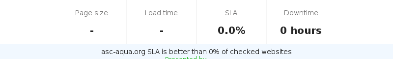 Uptime and updown monitoring for asc-aqua.org