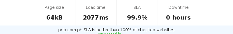 Uptime and updown monitoring for pnb.com.ph